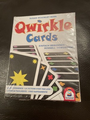 Qwirkle Kartenspiel Familienpuzzle Strategie Anleitung in Deutsch Neu. Versiegelt 