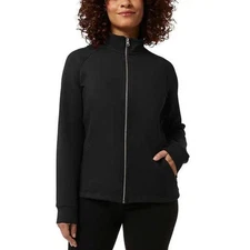32 Degrees Heat Women's Active Full Zip Jacket Black Size 3X NWT