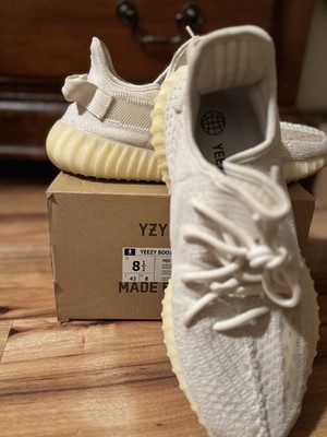 adidas Yeezy Boost 350 V2 Bone Low Top Men s Sneakers Beige/White HQ6316
