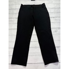Quince Black Ponte Pants Large Petite Travel Minimalist Business Casual