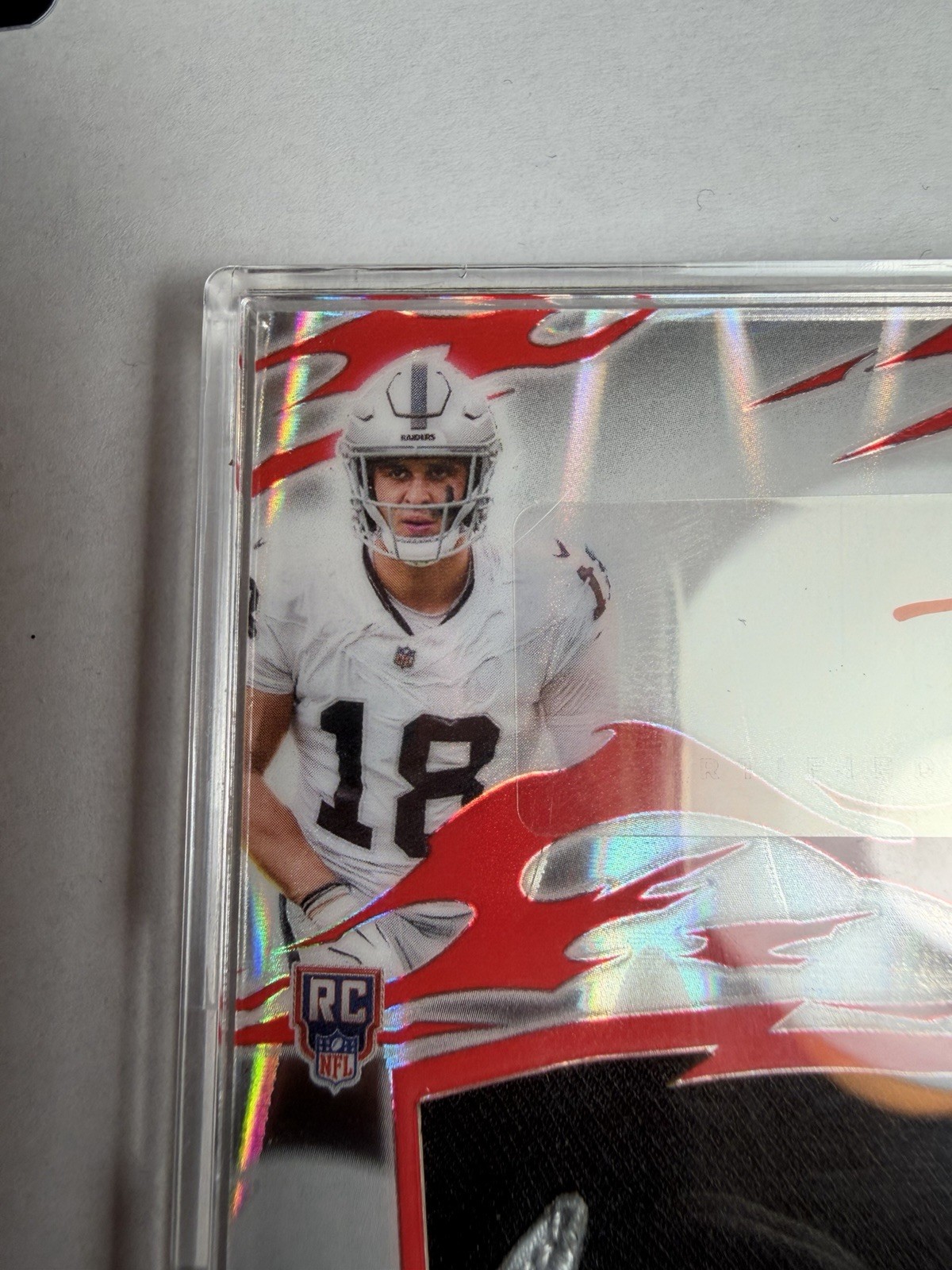 2025 Topps Resurgence Jack Bech Rookie Relic Auto Patch RRS-JB /5 FULL NIKE LOGO view 10