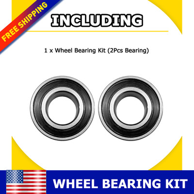 For Harley-Davidson Softail Blackline-FXS 2011-2013 FRONT REAR 2 BEARINGS AUXITO
