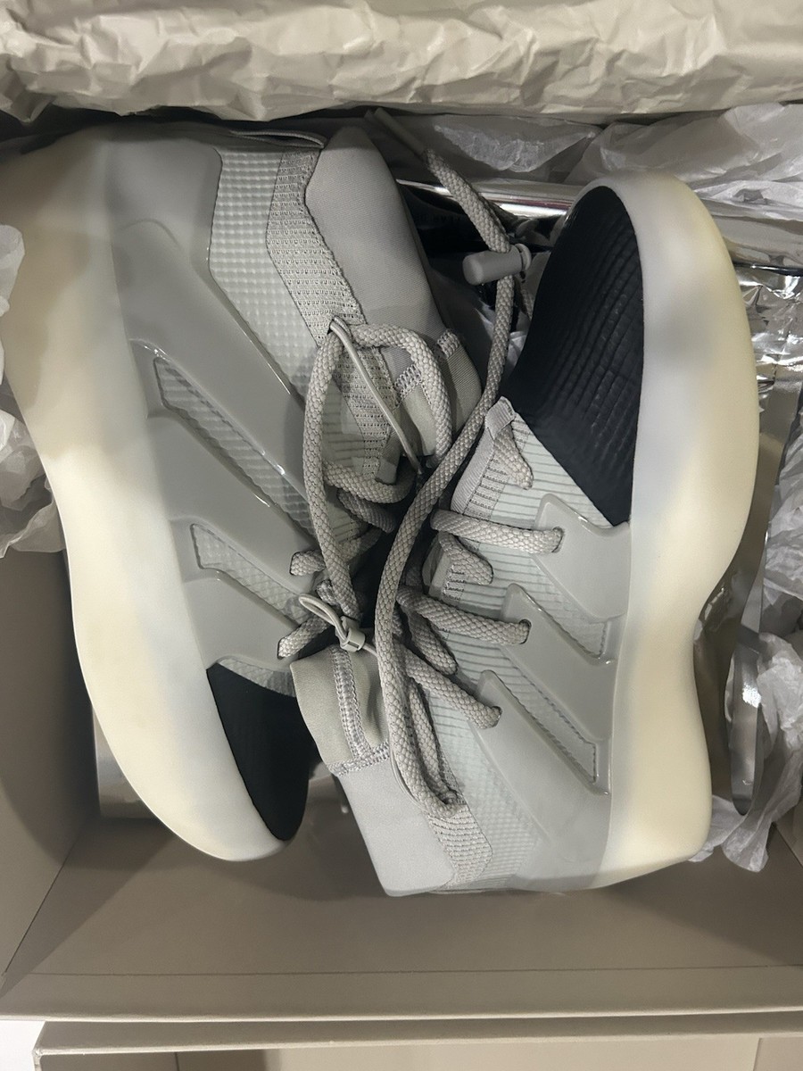 adidas Fear of God High Top Basketball Sneakers Gray Black  display picture 3