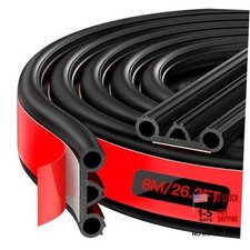 Truck Tonneau Cover Seal with Triple Bulb Design for Pickup Trucks, 8M/26.2FT