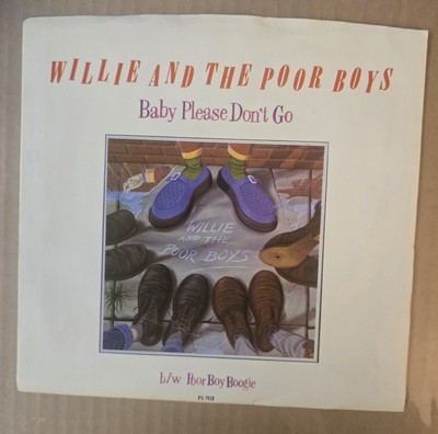 Baby Please Don't Go (US) 1985 Promo PS 7'' Vinyl Single-Willie And The Poor Boys