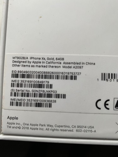 Apple iPhone XS 64GB BOXED - GOLD - UNLOCKED - ACCESSORIES - EXCELLENT CONDITION - Picture 10 of 12