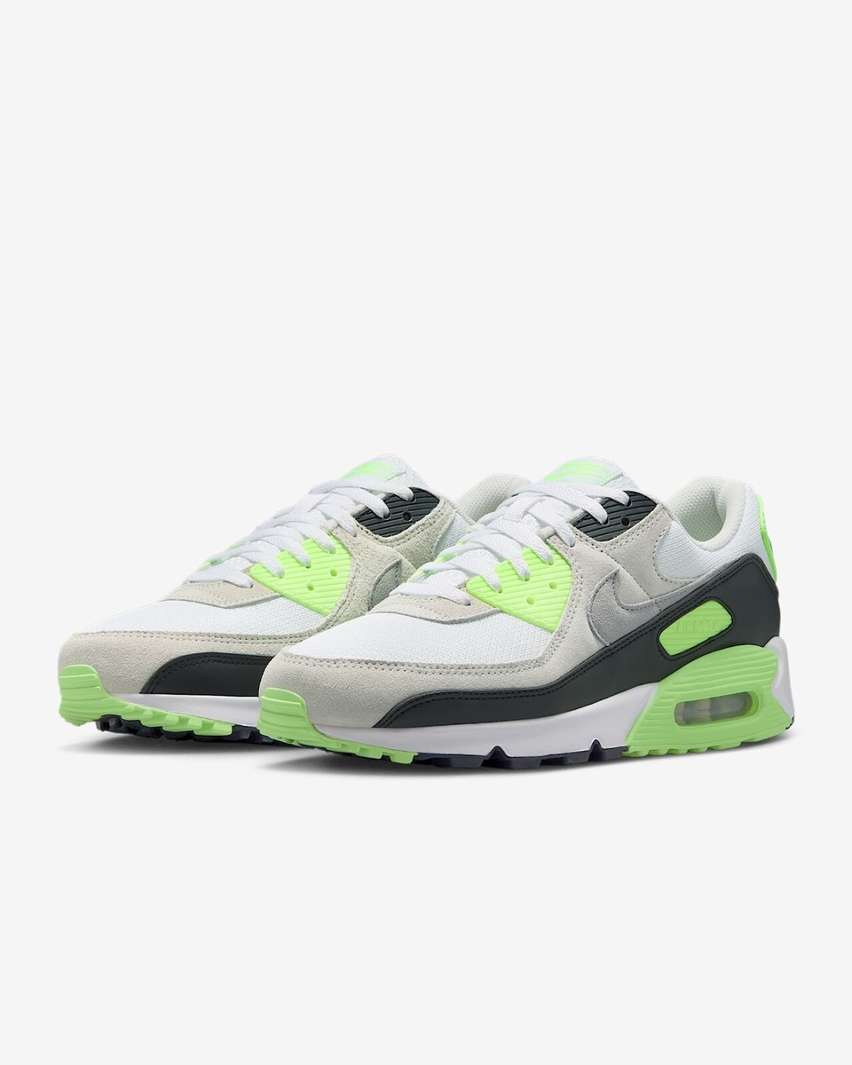 [ナイキ] エア マックス 90 [AIR MAX 90] ホワイト/ライトボーン/ニュートラルオリーブ/ケイブストーン DM0029-115 Nike Air Max 90 