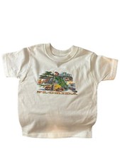 Florida Printed White T-shirts for Kids XS 4-5
