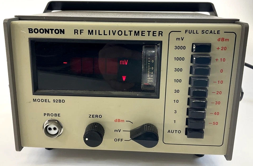 Boonton 92BD Digital Power Meter +20 to -50dBm TESTED - Image 2 of 4