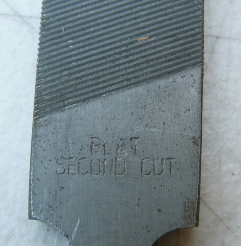 P&N File Flat Second Cut 250mm 10" With Handle 300AC1102 - Picture 2 of 3