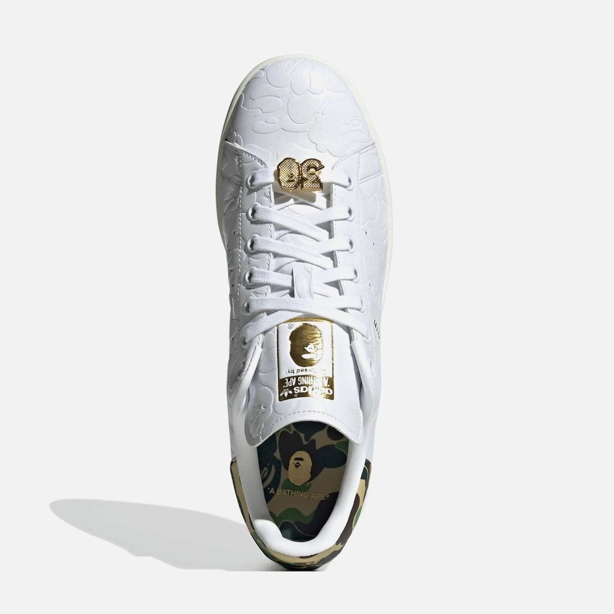 New Bape x Adidas Stan Smith US size 9.5 30th Anniversary Color