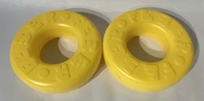 (2) Yellow Replacement Donut Rings for Mega 4 In a Line Game by Feber