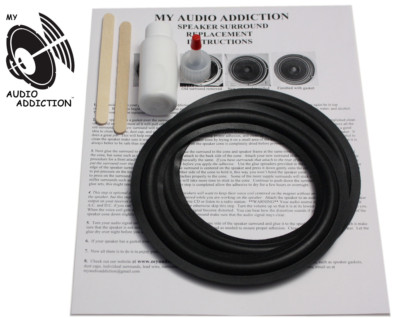 Speaker Surround Repair Kit For Infinity RS-2000 6.5  Woofers Rs2000 RS10 !!!!!!