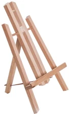 U.S. Art Supply 11" Small Tabletop Display Stand A-Frame Artist Easel - Beech...