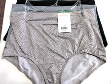 Warners BRIEF 3-Pair panties Dig Free high waist no pinc 1043 polyester 7/L  30