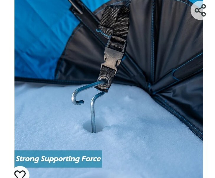 Ice Anchor DenniesCare Ice Fishing Shelter Ice Fishing Tent Accessories