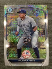 * RODERICK ARIAS * 2023 BOWMAN CHROME MOJO REFRACTOR PROSPECTS RC # 135