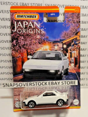 2022 MATCHBOX 1985 TOYOTA MR2, JAPAN ORIGINS #12, HEADLIGHTS UP & RH DRIVE, VHTF
