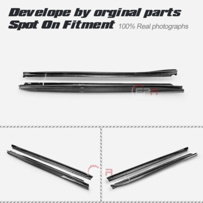 For FT86 VRS1 Style Carbon Fiber Side Skirt Extension Pair (For OE Side Skirt)