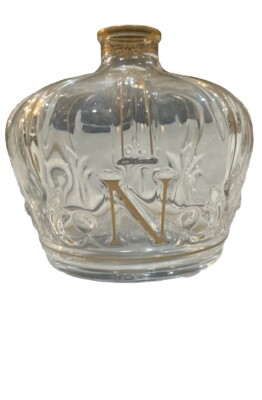 Vtg Baccarat Armagnac SEMPE France Decanter Bottle Napoleon Crown (NO TOP) !!!