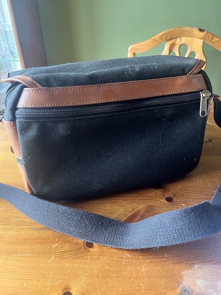 Vintage Billingham Camera Bag Black And Tan eBay