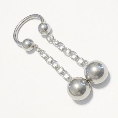 8, 10 & 12mm Balls n Chain PA Horseshoe Surgical Steel 10g 5/8'' Diameter.