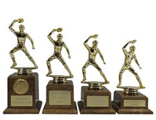 Personalised Gold Male Table Tennis Trophy Award  In 4 Sizes Engraved