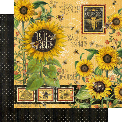 Graphic 45, Let it Bee, 12x12 Double Sided Paper