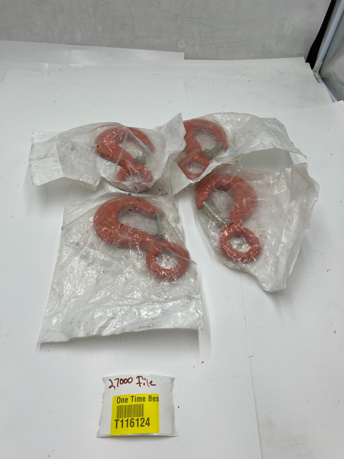 Qty 4 Campbell #25 Alloy Eye Hoist Hook with Latch 3924515PL Load Limit 6000lb