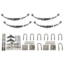 3,500 lbs. Dual Trailer Axle Suspension Kit  (Leaf Springs, Hanger & U-Bolt kit)