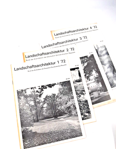 Magazines Convolute Landschaftsarchitektur GDR 6 Edition 1/72 - 2/73 Rare - Picture 2 of 7