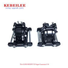 KEBEILEE CNC Alu7075 Front Rear Gear Box set For Losi 8IGHT-X Super Lasernut 1/6