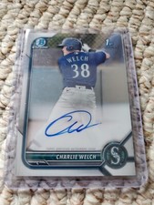 Charlie Welch 2022 Bowman Chrome Autograph