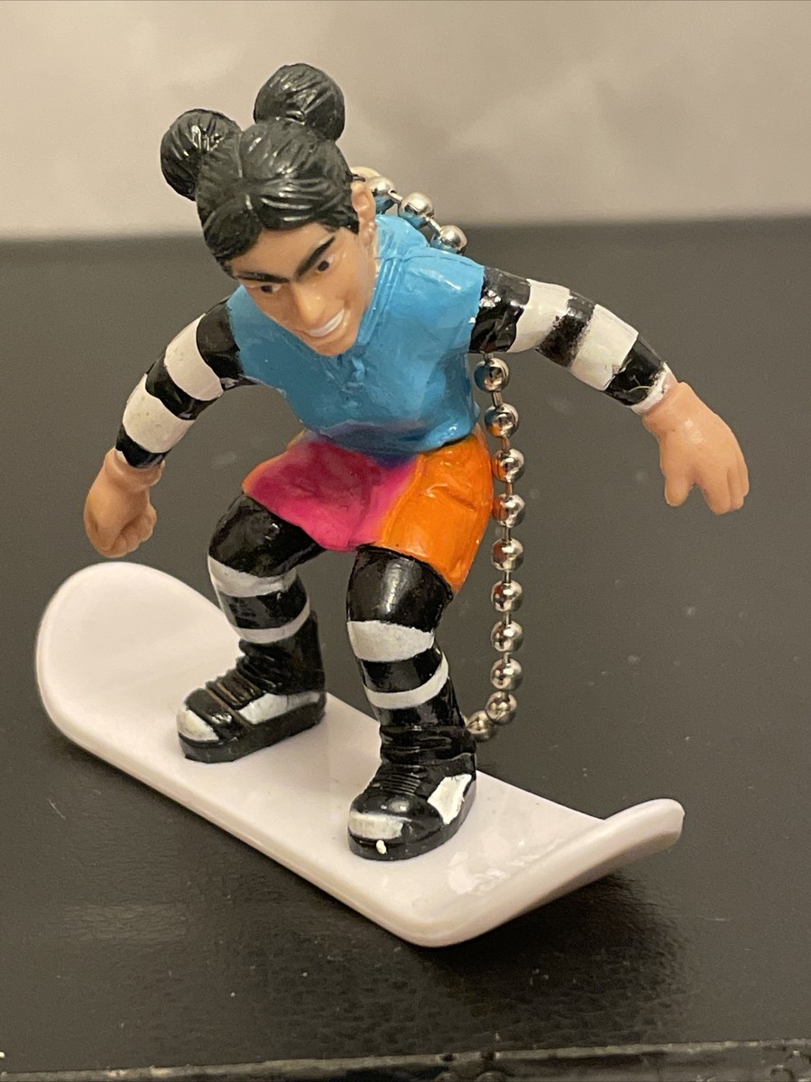Snowboard Action figure Keychain Freakboarder FINGEF PLAY SET LOT