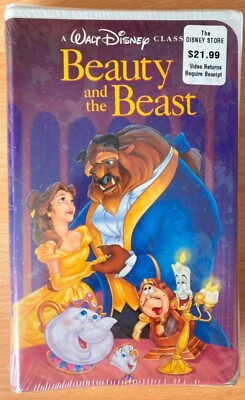 Disney Beauty and the Beast, Black Diamond Edition, VHS Original & Eingeschweißt
