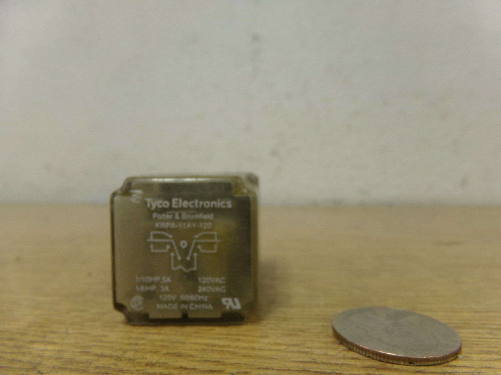 Relé, 120VAC, 1/3HP 120VAC, 10A 240VAC, Potter & Brumfield K - Foto 10