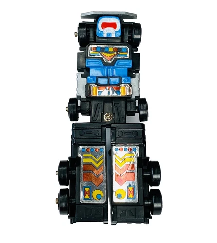 Vintage 1984 Remco Zybots Black Semi Truck Action Figure Transformer KO