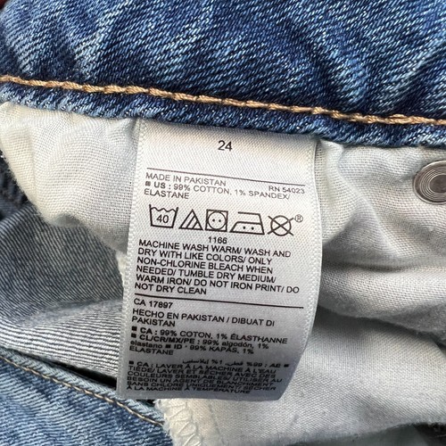 Old Navy Jeans Damen Plus 24 Blau Denim OG Straight High Rise Stretch Freizeit - Bild 9 von 11