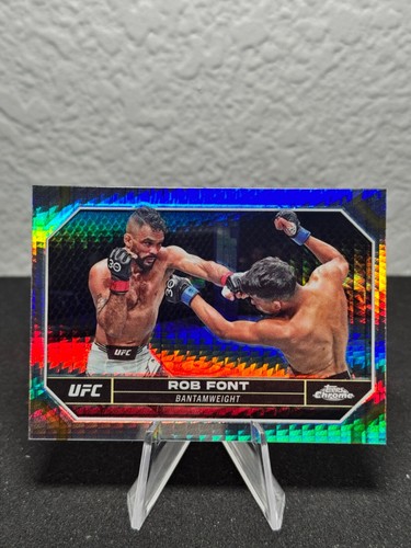 Réfracteur à prisme base UFC chromé 2024 Topps 1 - 200 - COMPLÉTEZ VOTRE SET - PYC - Photo 200/237
