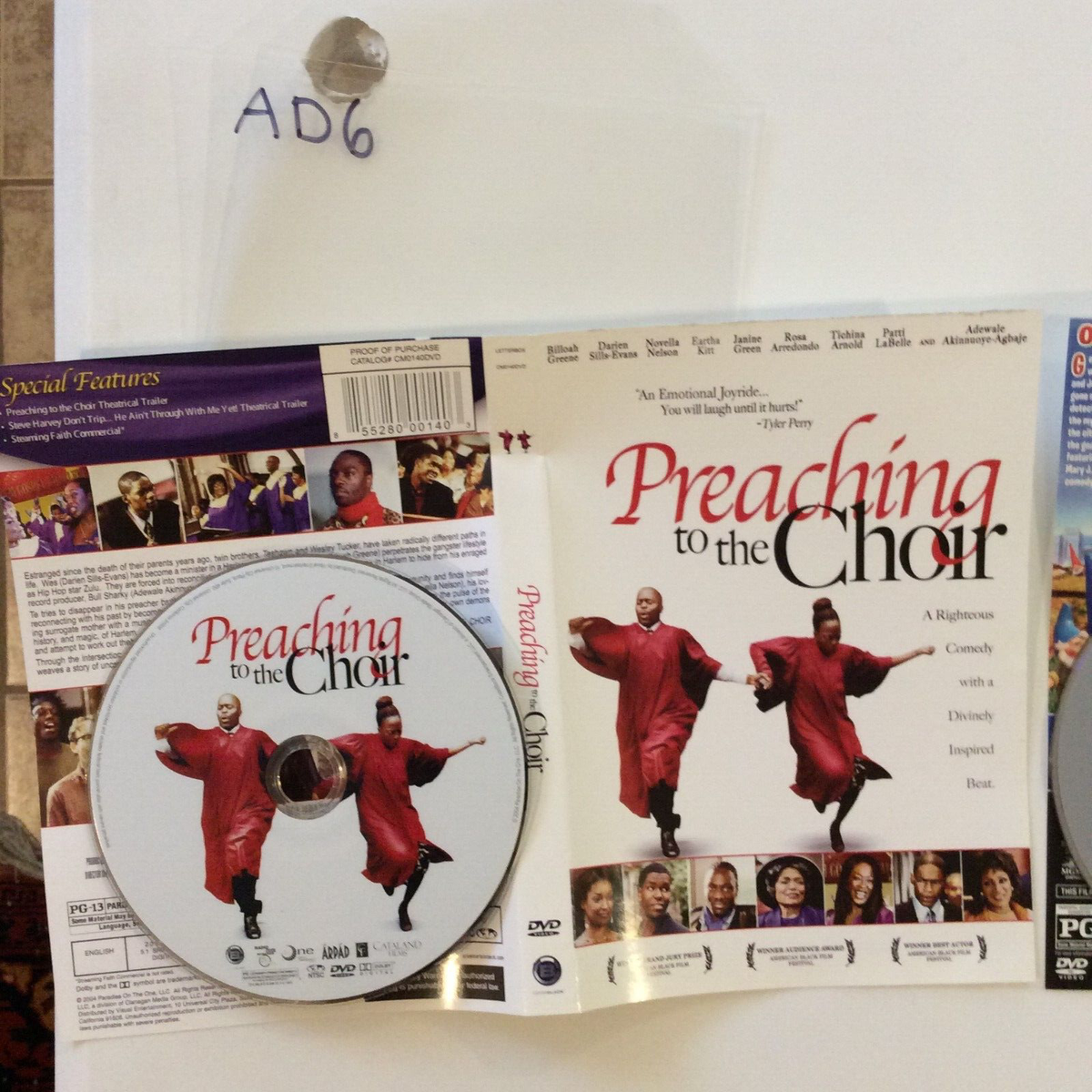Preaching to the Choir (DVD, 2006) No Case No Tracking #AD6