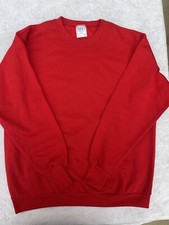 Vintage Delta Fifty Fifty 50-50 Blank Crew neck Pullover Sweater XL Made In USA