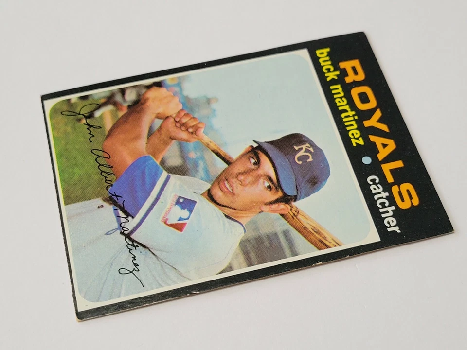 1971 TOPPS # 163 BUCK MARTINEZ ROYALS EX- - Image 2 of 3
