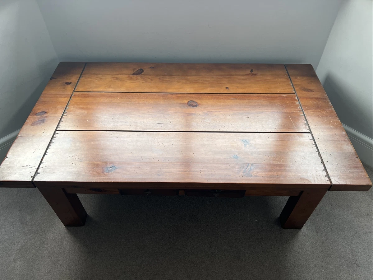 Oak coffee table ebay deals