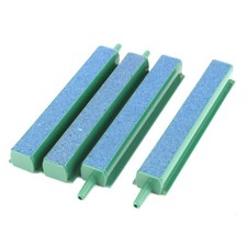 4pcs Plastic Aquarium Blue Bubble Air Stone 4" 10cm Length