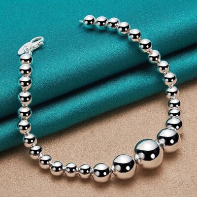 BEAD CHAIN BRACELET-SILVER925-ビーズブレスレット s-l400.jpg