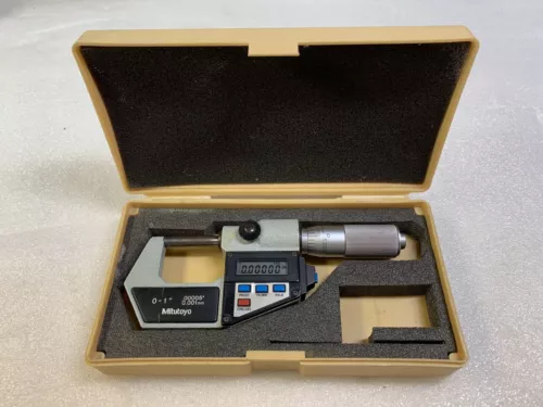 Ultra High Quality MITUTOYO No. 293-725 Outside Digital Micrometer 0-1"