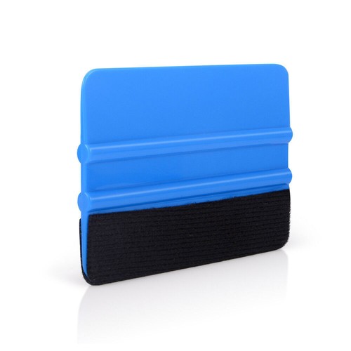50 Pezzi Raschietto Blu con Feltro Raschietto Strumento per Decalcomania Auto Vinile Wrap Applicazione - Foto 5 di 7