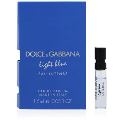 D&G Light Blue Eau Intense EDP Vial 0.05 oz / 1.5 ml for Women