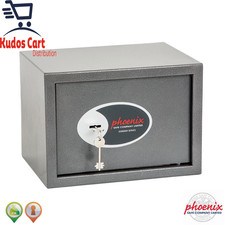 Image of Phoenix 17 Litre Vela Home and Office SS0802K Security Safe with Key Lock Shelve