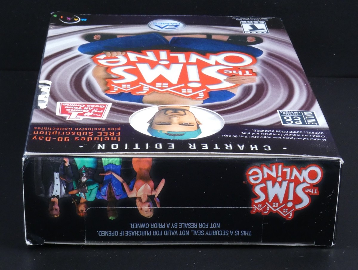 The Sims Online CHARTER EDITION PC Game New Factory Sealed Box